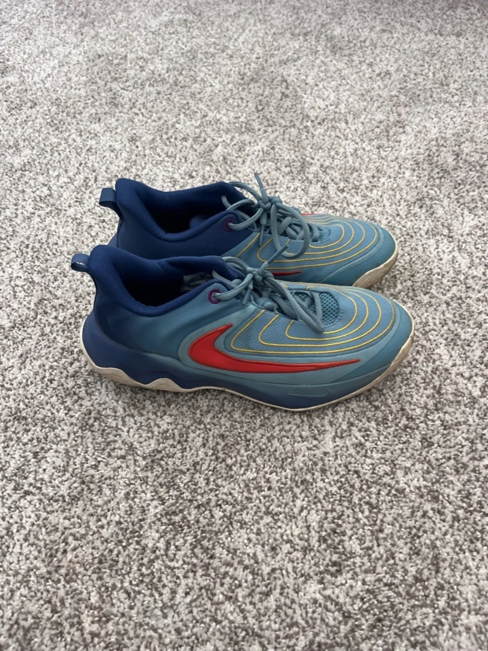 Nike Giannis Immortality 4 Blue Red Youth 6.5Y Women’s 8 Basketball Sneakers - Picture 3 of 8